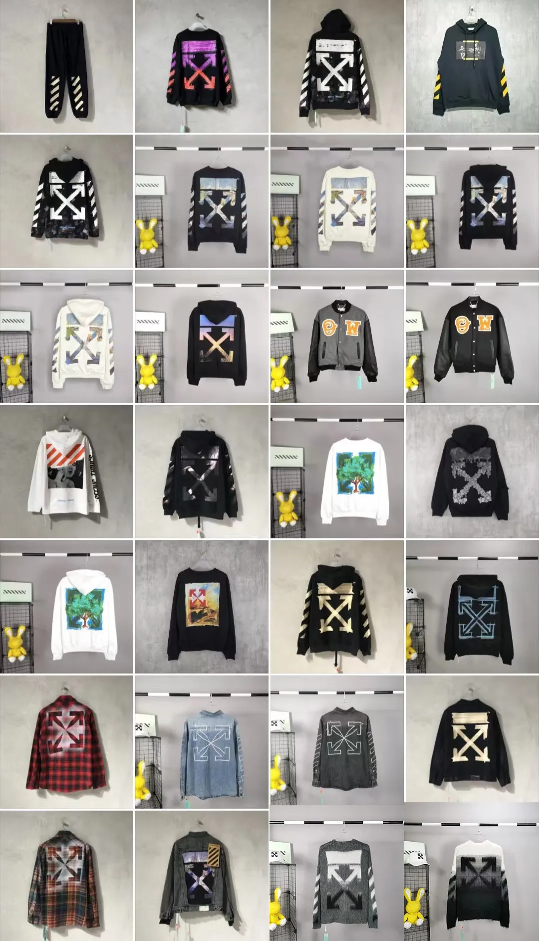 【OFFWHITE】🏅A collection of the most awesome (OW) short-sleeved shirts, sweatshirts, pants, jeans, and shirts on the market.  Some codes may be broken, please consult customer service before placing an order!  📴Top offwhite unified price list Round neck series: 180 Hood series: 195 Zipper series: 210 Denim series: 280 Pants series: 180 Shorts series: 130 Shirt series: 220 Short-sleeved series: 120 Mohair series: 230 🏅All products are genuine and have a high probability of being operational and tested, guaranteed to be the top version, and complete with tag packaging. Never transfer goods, produce and sell by ourselves.  ❤️Available on Taobao (can take the main picture and details), Amazon.   ‼ ️PS: Fireworks short sleeves 130, Fireworks shorts 180, Fireworks trousers 190, Fireworks crew neck 195, Fireworks hoodie 220, Fireworks zipper 240, Medal zipper 230